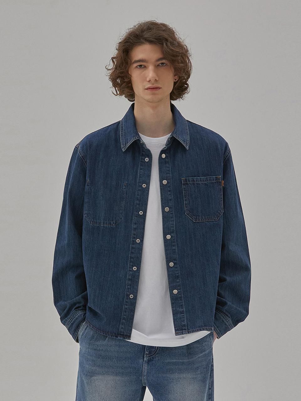 Denim Wash Casual Shirt